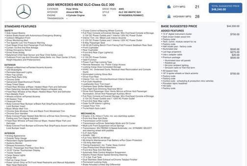 2020 Mercedes-Benz GLC 300 4MATIC