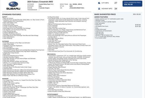 2024 Subaru Crosstrek Base