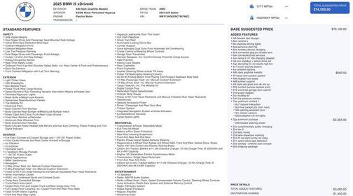 Gray 2025 BMW i5 xDrive40