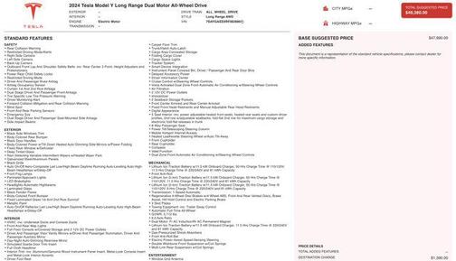 2024 Tesla Model Y Long Range Dual Motor All-Wheel Drive