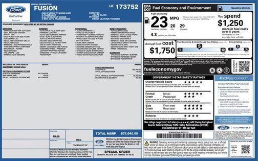 2020 Ford Fusion Titanium