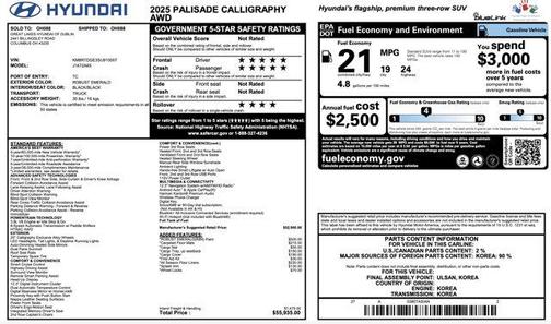 2025 Hyundai PALISADE Calligraphy