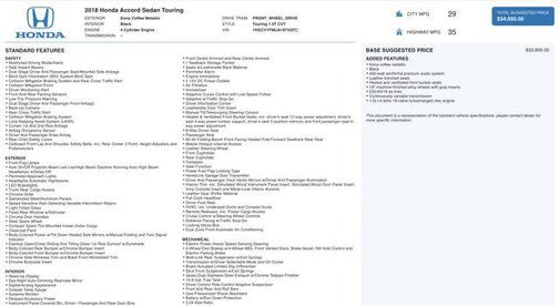 2018 Honda Accord Touring