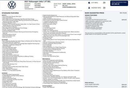 2021 Volkswagen Jetta 1.4T SEL