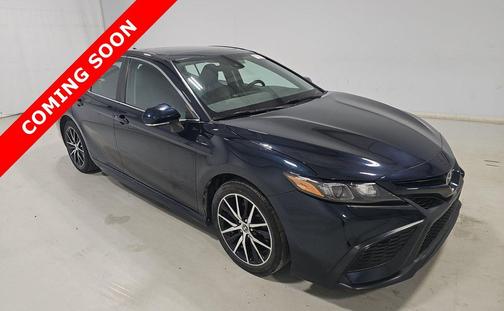 Galactic Aqua Mica 2021 Toyota Camry SE
