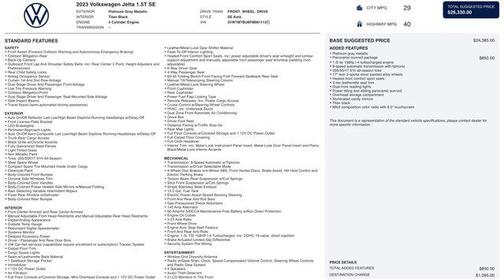 2023 Volkswagen Jetta 1.5T SE