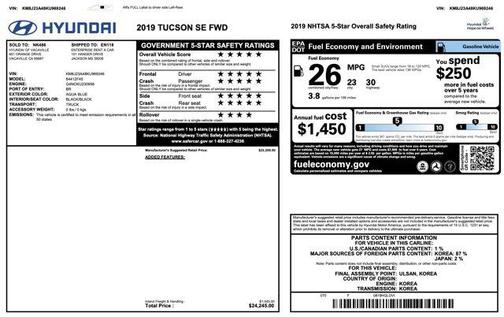 2019 Hyundai TUCSON SE