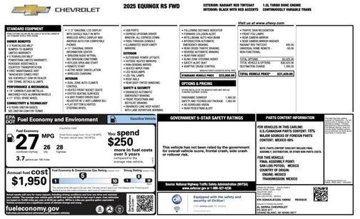 2025 Chevrolet Equinox FWD RS