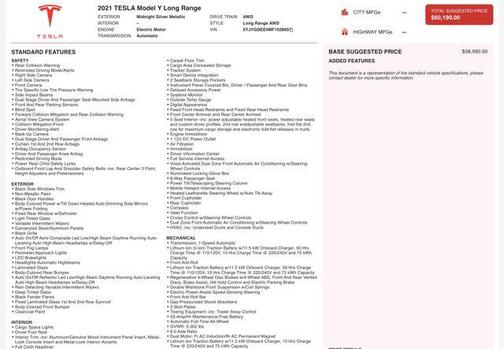 2021 Tesla Model Y Long Range Dual Motor All-Wheel Drive