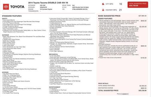 2014 Toyota Tacoma Base