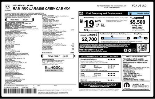 2023 RAM 1500 Laramie