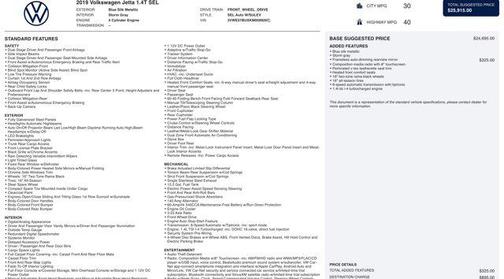 2019 Volkswagen Jetta 1.4T SEL