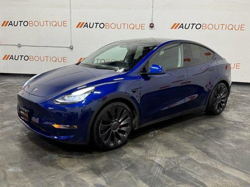 Deep Blue Metallic 2020 Tesla Model Y Performance Dual Motor All-Wheel Drive