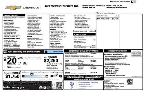 2022 Chevrolet Traverse LT Leather
