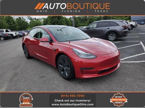 Red Multi-Coat 2022 Tesla Model 3 Long Range