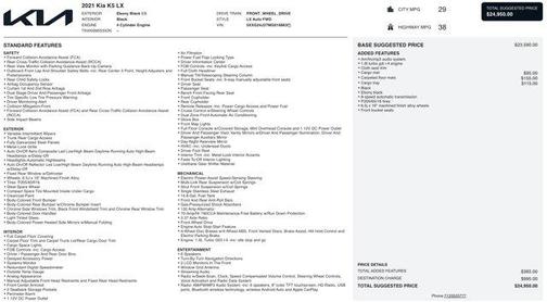 2021 Kia K5 LX