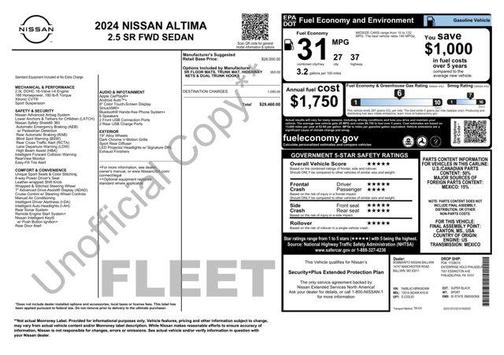 2024 Nissan Altima SR FWD