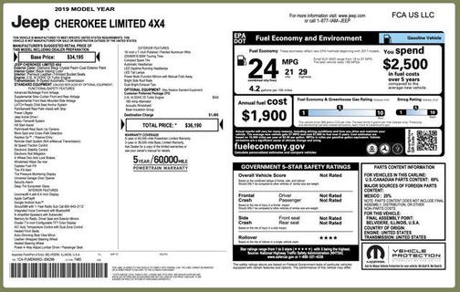 2019 Jeep Cherokee Limited