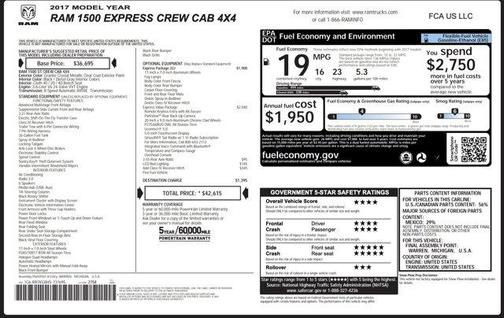 2017 RAM 1500 Express