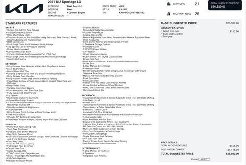 2021 Kia Sportage LX