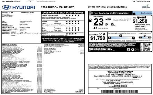 2020 Hyundai TUCSON Value