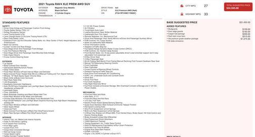 2021 Toyota RAV4 XLE Premium