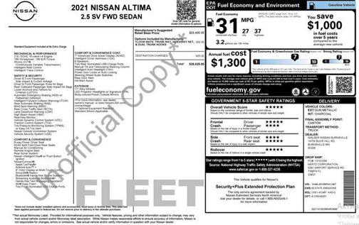 2021 Nissan Altima 2.5 SV
