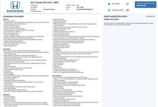 2017 Honda CR-V EX-L