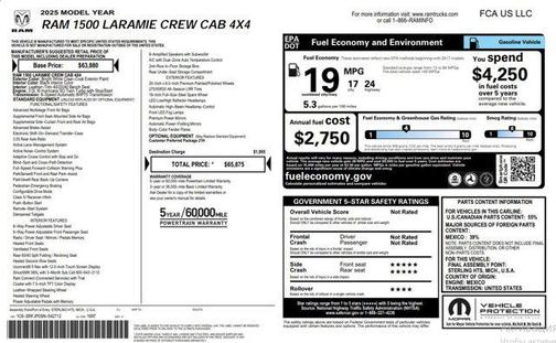 2025 RAM 1500 Laramie