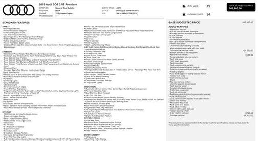 2019 Audi SQ5 3.0T Prestige