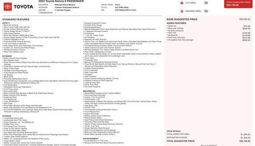 2023 Toyota Sienna XLE 8 Passenger
