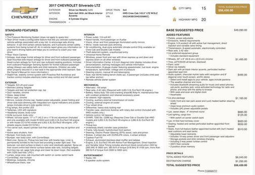 2017 Chevrolet Silverado 1500 LTZ