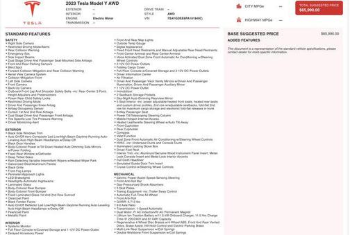 2023 Tesla Model Y Long Range Dual Motor All-Wheel Drive