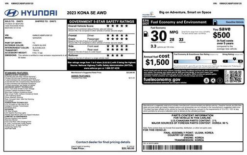 2023 Hyundai KONA SE