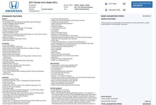 2017 Honda Civic EX-L