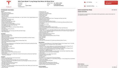 2024 Tesla Model Y Long Range Dual Motor All-Wheel Drive