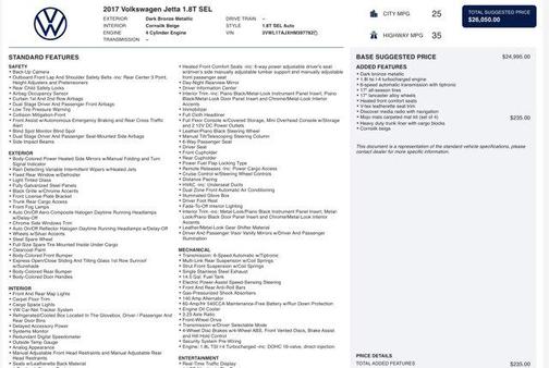 2017 Volkswagen Jetta 1.8T SEL