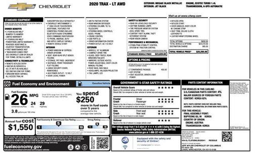 2020 Chevrolet Trax LT