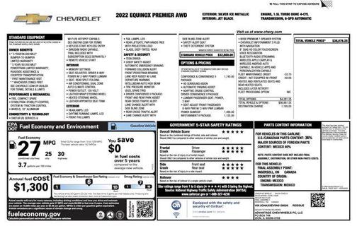 2022 Chevrolet Equinox Premier w/1LZ