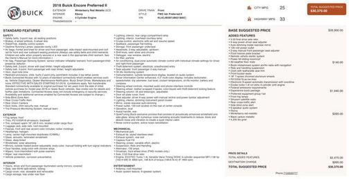 2018 Buick Encore Preferred II