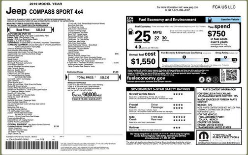 2019 Jeep Compass Upland Edition 4x4