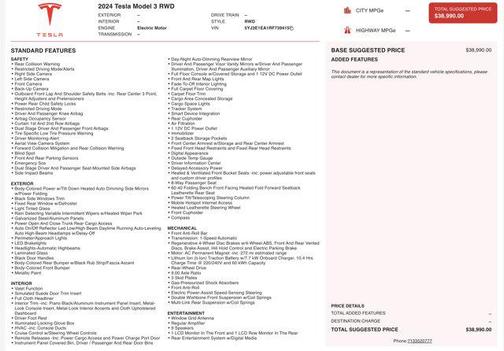 2024 Tesla Model 3 Long Range