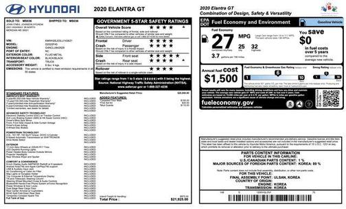 2020 Hyundai Elantra GT Base