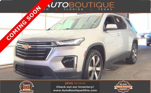 Silver Ice Metallic 2022 Chevrolet Traverse LT Leather