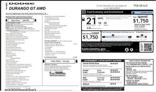 2017 Dodge Durango GT