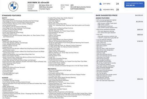 2020 BMW X3 xDrive30i