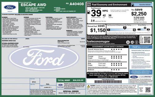 2023 Ford Escape ST-Line Select