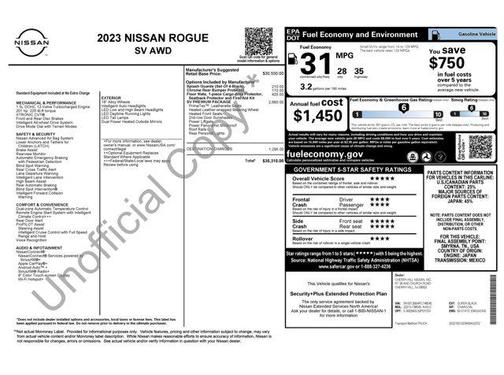 2023 Nissan Rogue SV