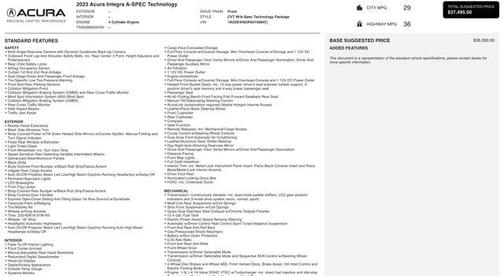 2023 Acura Integra A-SPEC Technology