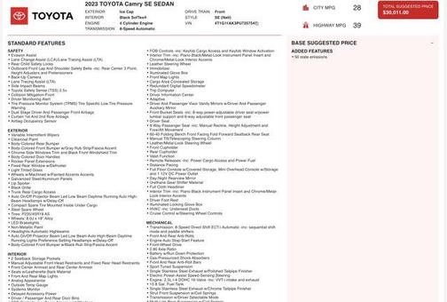 2023 Toyota Camry SE